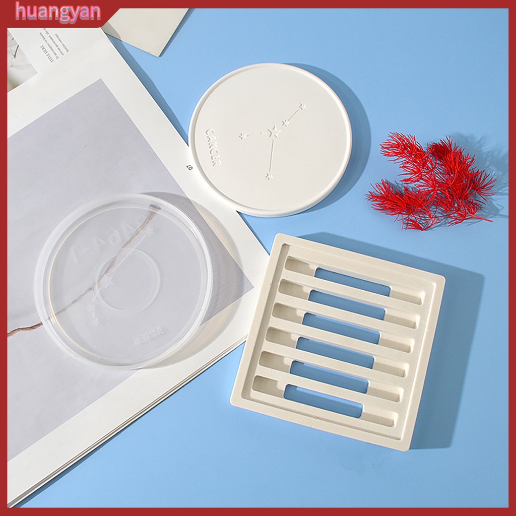 HY| Khuôn Silicone Làm Đế Lót Ly Chống Dính Hình Chòm Sao