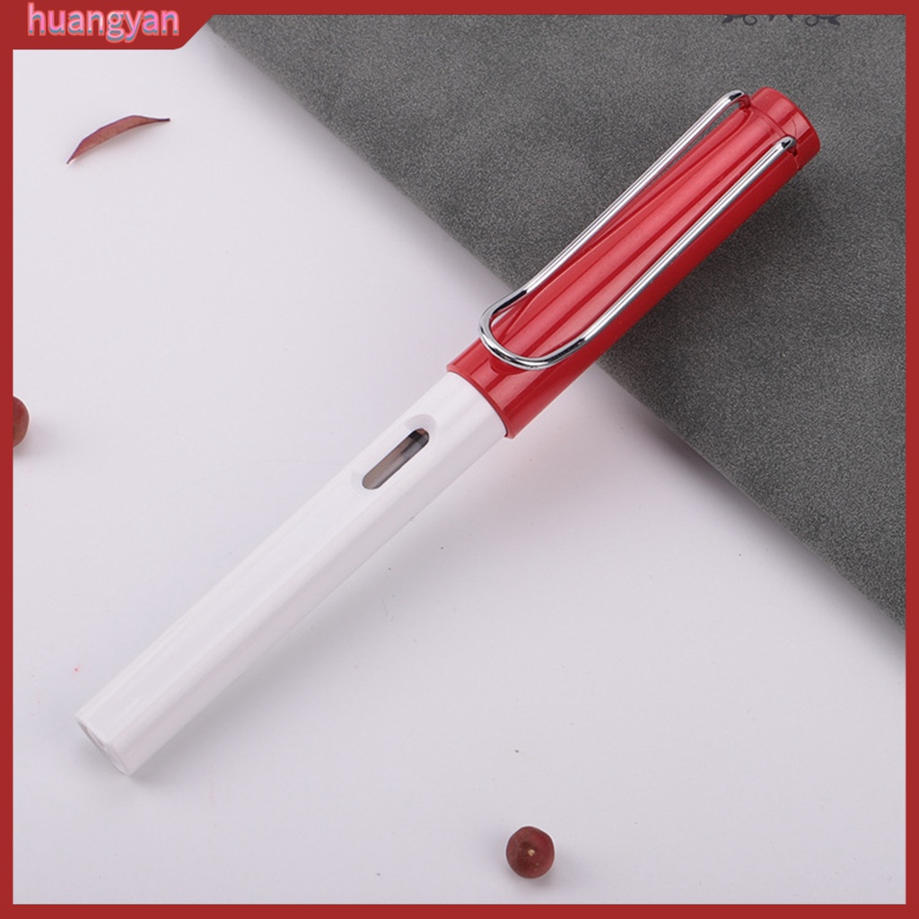 HY| Bút máy HUANGYAN 0.38mm bằng nhựa thiết kế độc đáo tiện dụng cho trường học