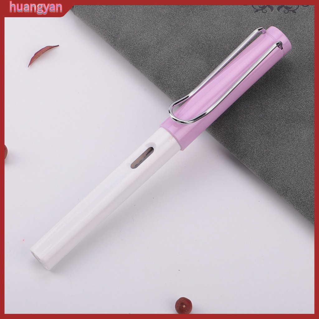 HY| Bút máy HUANGYAN 0.38mm bằng nhựa thiết kế độc đáo tiện dụng cho trường học