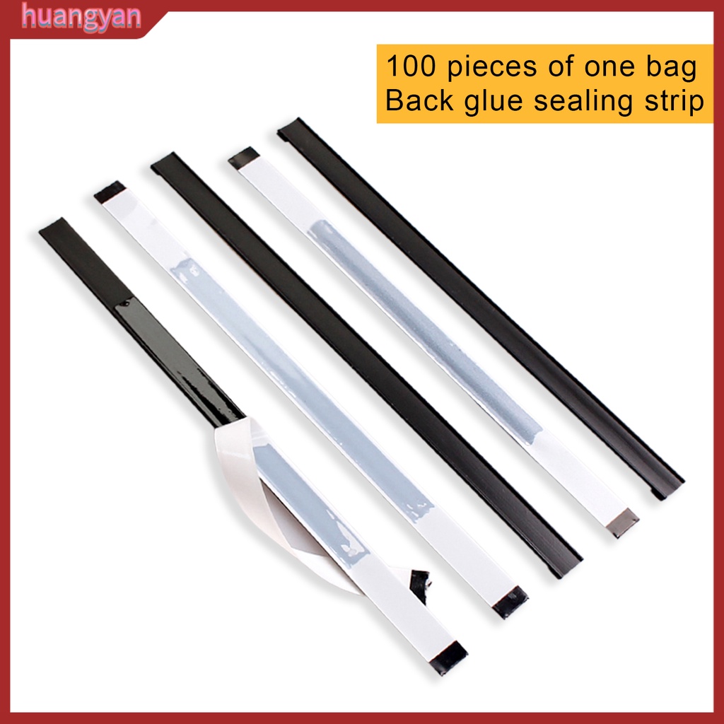 HY| Set 100 Kẹp Miệng Túi Bảo Quản Thực Phẩm / Trà / Cà Phê 14cm