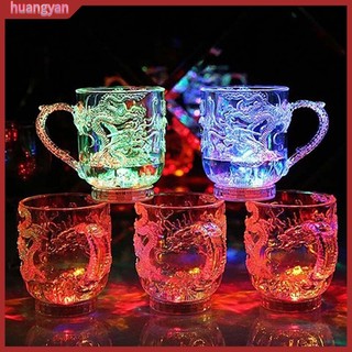 HY| Ly Uống Bia Có Đèn Led Đổi Màu Bắt Mắt Sang Trọng