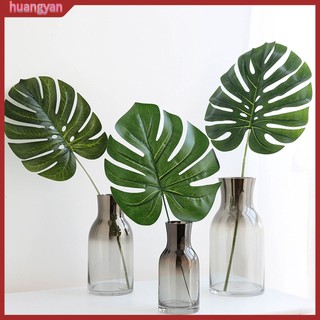 Hy| lá monstera giả trang trí phong cách bắc âu