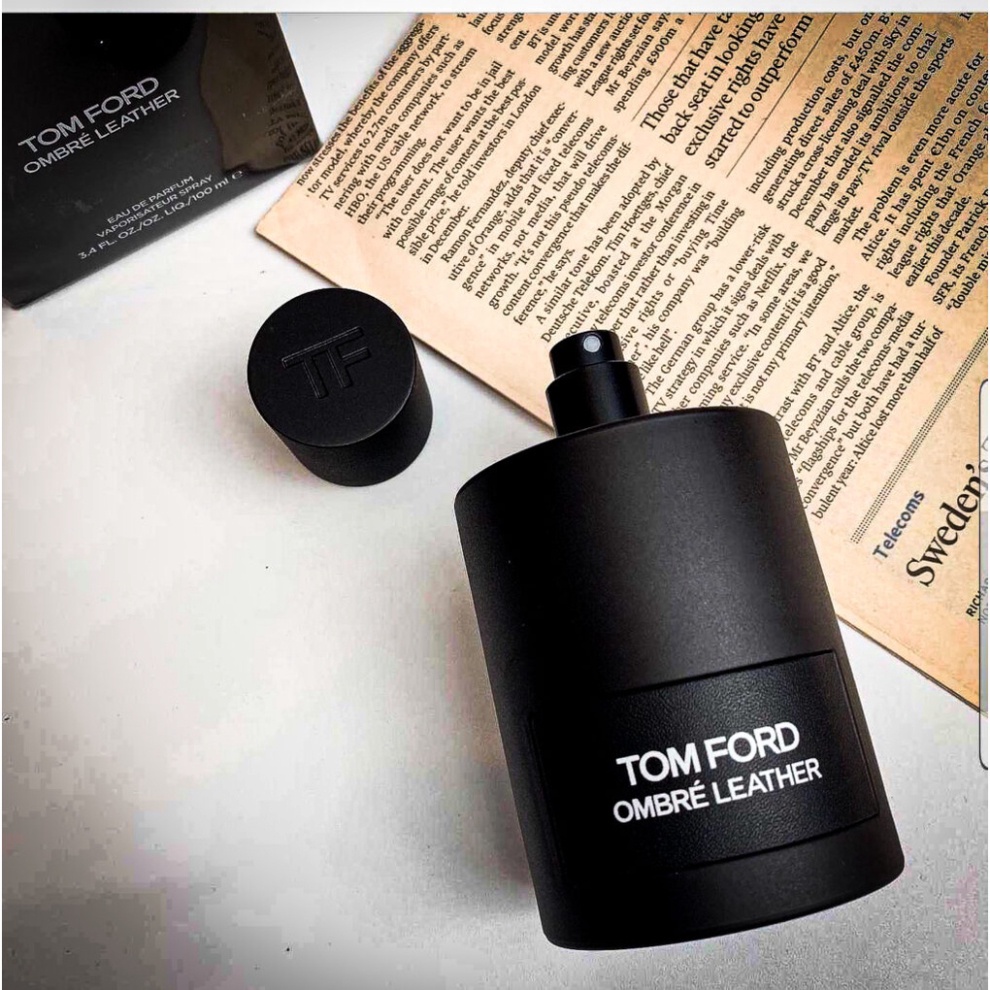 Nước hoa nam cao cấp chính hãng Tom Ford Om.bre Lea.ther, dầu thơm lâu mẫu thử 100ml hương thơm nam tính sang trọng D23