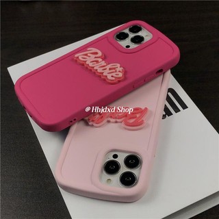 Ốp Điện Thoại In Chữ Barbie Cho Iphone 12 11 14pro 13Promax