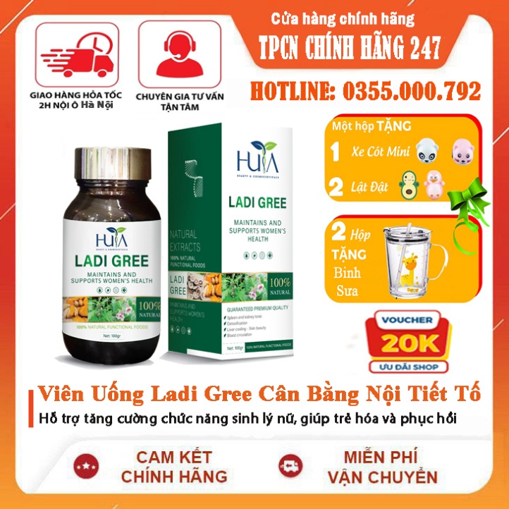 Viên uống Ladi Gree Cân Bằng Nội Tiết Tố Trẻ Phụ Nữ