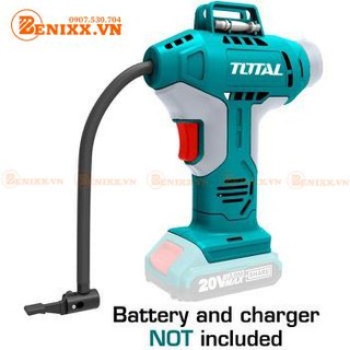 Máy bơm hơi tự động dùng pin 20V Total TACLI2001 - Tuỳ chọn pin 2Ah và 4Ah
