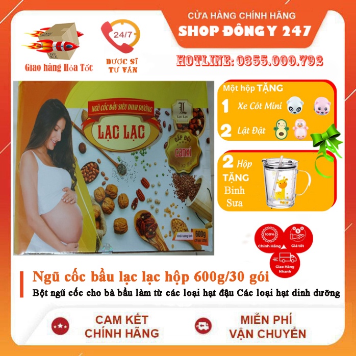 Ngũ cốc bầu dinh dưỡng Lạc Lạc Plus