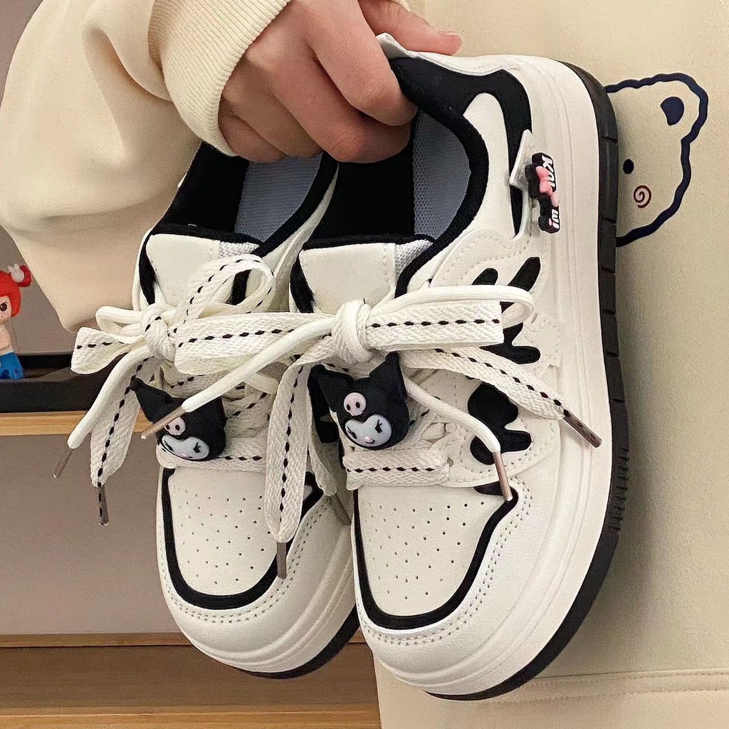 Giày Sneaker Đế Dày Thời Trang 2023 Dễ Thương Cho Nữ