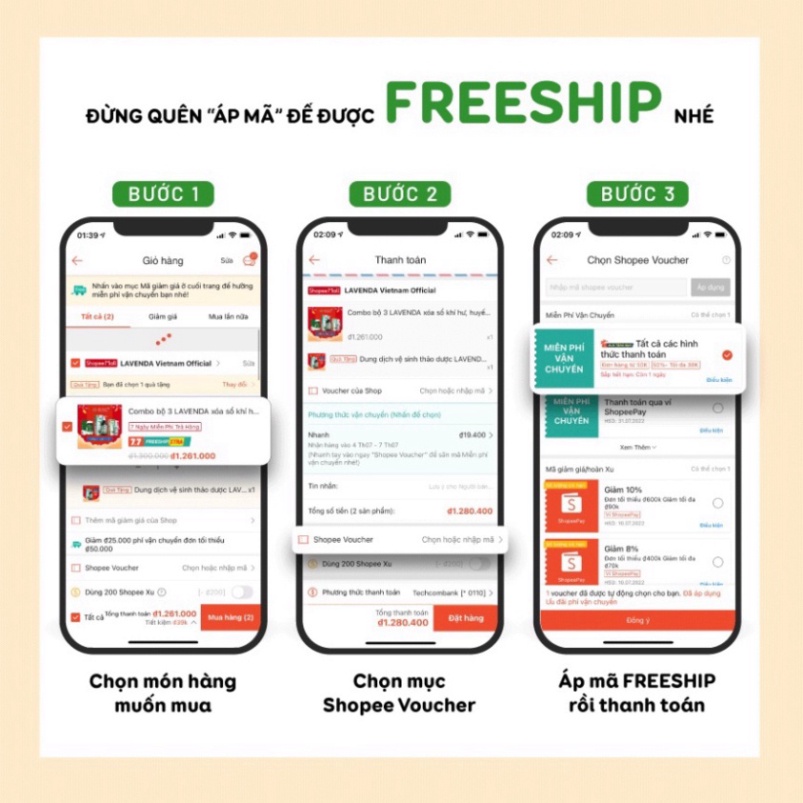 Combo chuyên sâu LAVENDA hết khí hư huyết trắng nấm ngứa