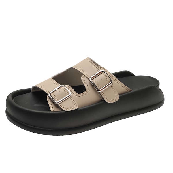 Giày Sandal Đế Dày Chống Trượt Thời Trang Cho Nữ