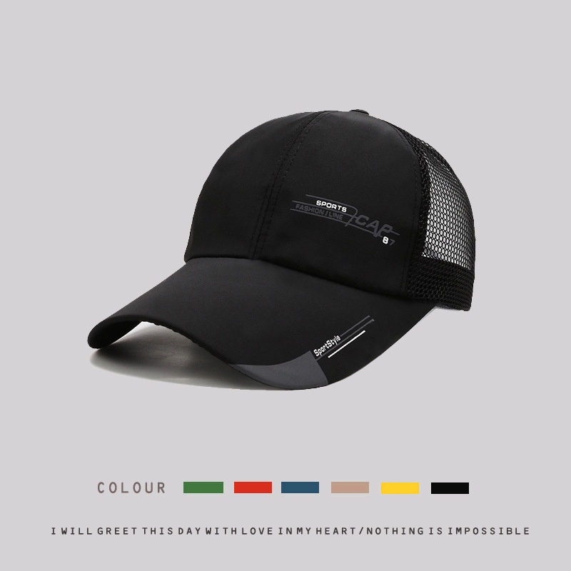 Mũ Lưỡi Trai Phối Lưới Chống Nắng Nam Nữ Thể Thao Sport Cap87 P2356