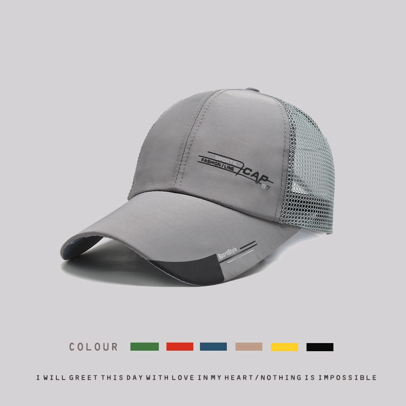 Mũ Lưỡi Trai Phối Lưới Chống Nắng Nam Nữ Thể Thao Sport Cap87 P2356