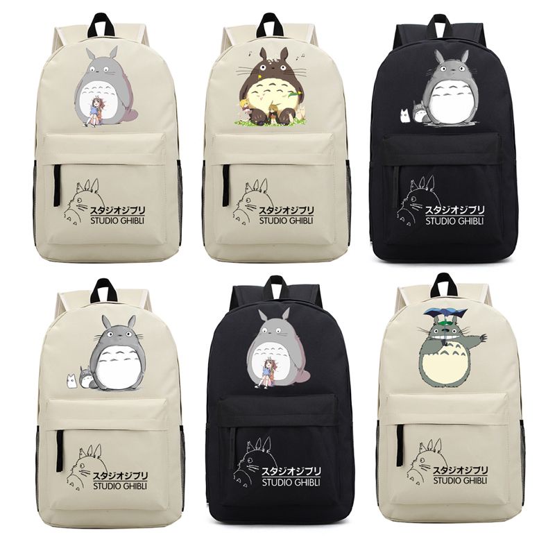 Ba Lô Đi Học In Hình Totoro Ghibli Peripheral Dễ Thương Cho Nam Và Nữ