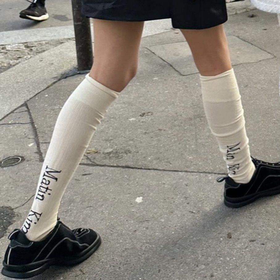 Vớ Dài Qua Gối Mềm Mại Phiên Bản Hàn Quốc Dễ Phối Đồ Cho Nữ Sinh jk Slimmer Look