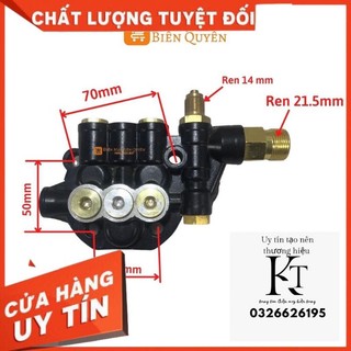 Đầu bơm máy rửa xe mini chỉnh áp lực madika