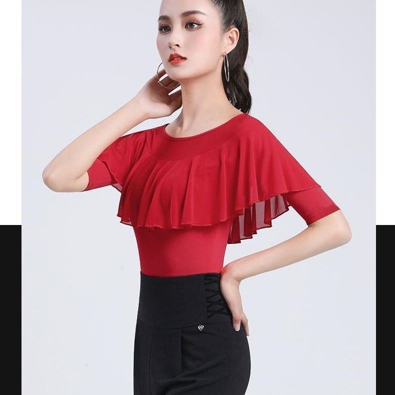 Áo Khoác Khiêu Vũ Nhảy Latin Hiện Đại Màu Trắng 7.25