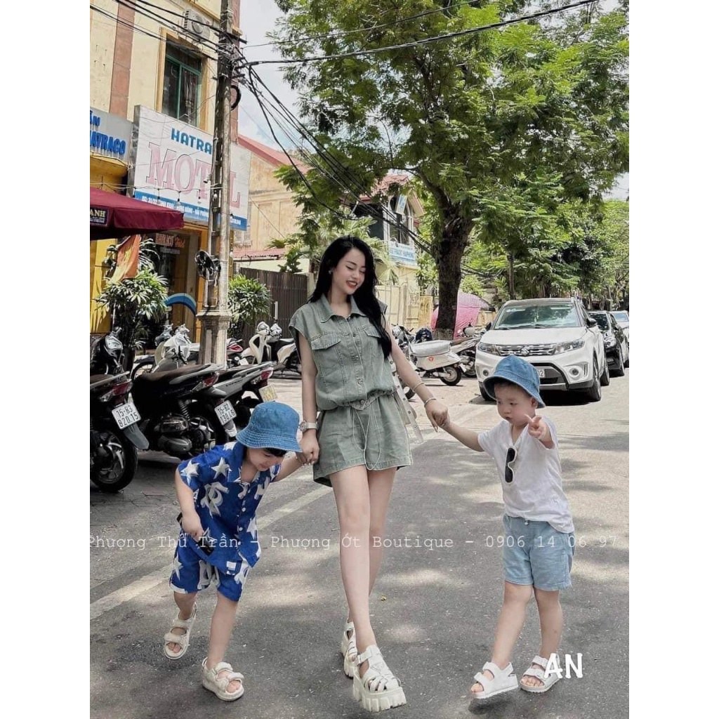 KBKH SET JEAN ĐÙI SÁT NÁCH CHUN GẤU cho nữ