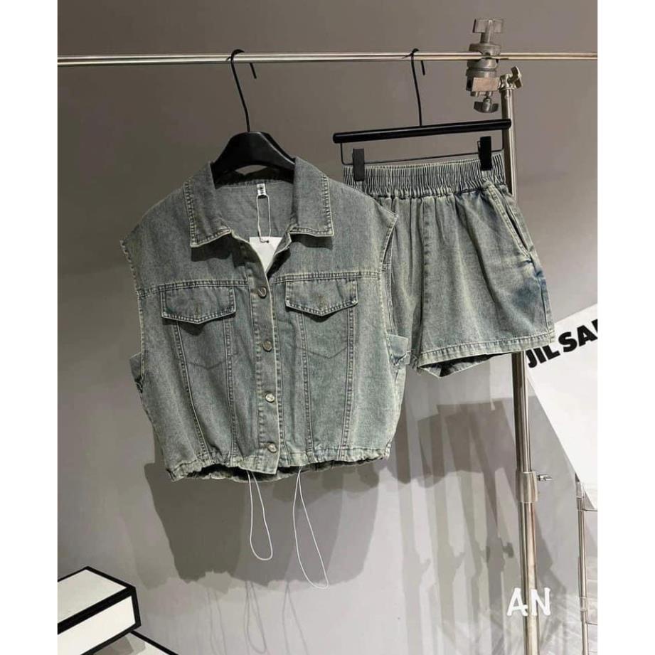KBKH SET JEAN ĐÙI SÁT NÁCH CHUN GẤU cho nữ