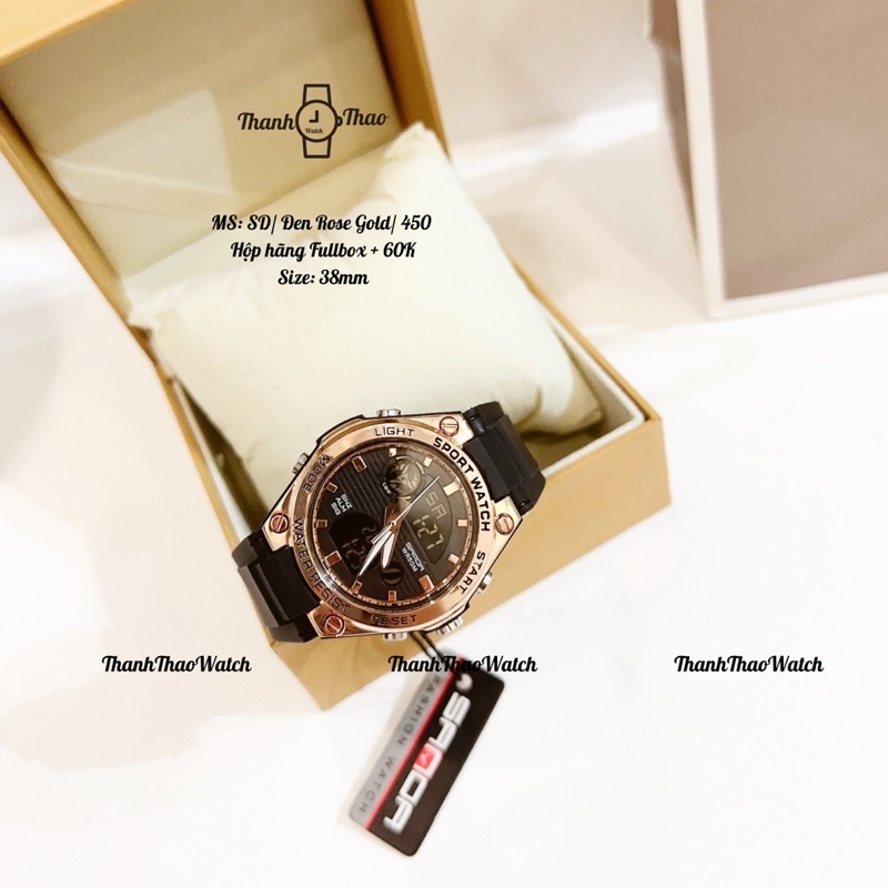 Đồng Hồ Nữ Đẹp ThanhThao Watch , Đồng Hồ Nữ Đeo Tay Dây Silicon SD6067 Chính Hãng