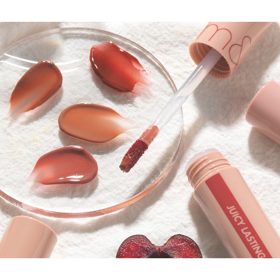 Son Tint lì cho môi căng mọng Hàn Quốc Romand Juicy Lasting Tint Ripe Fruit 5.5g Son_Roman