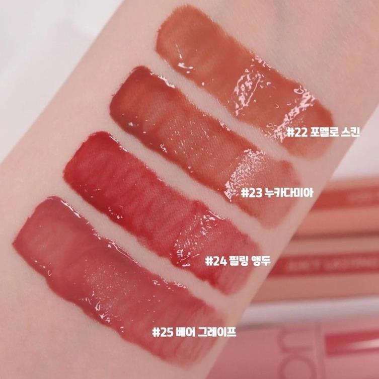 Son Tint lì cho môi căng mọng Hàn Quốc Romand Juicy Lasting Tint Ripe Fruit 5.5g Son_Roman