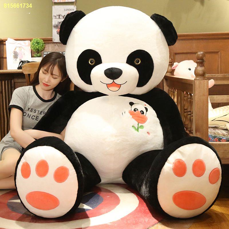 ✐❃✚Búp bê gấu trúc khổng lồ dễ thương Đồ chơi sang trọng Ôm búp bê gấu Ragdoll