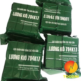 Lương khô quâ.n đội 794k17- 04 x250gr =1kg - hạn mới đến tháng 9/2024