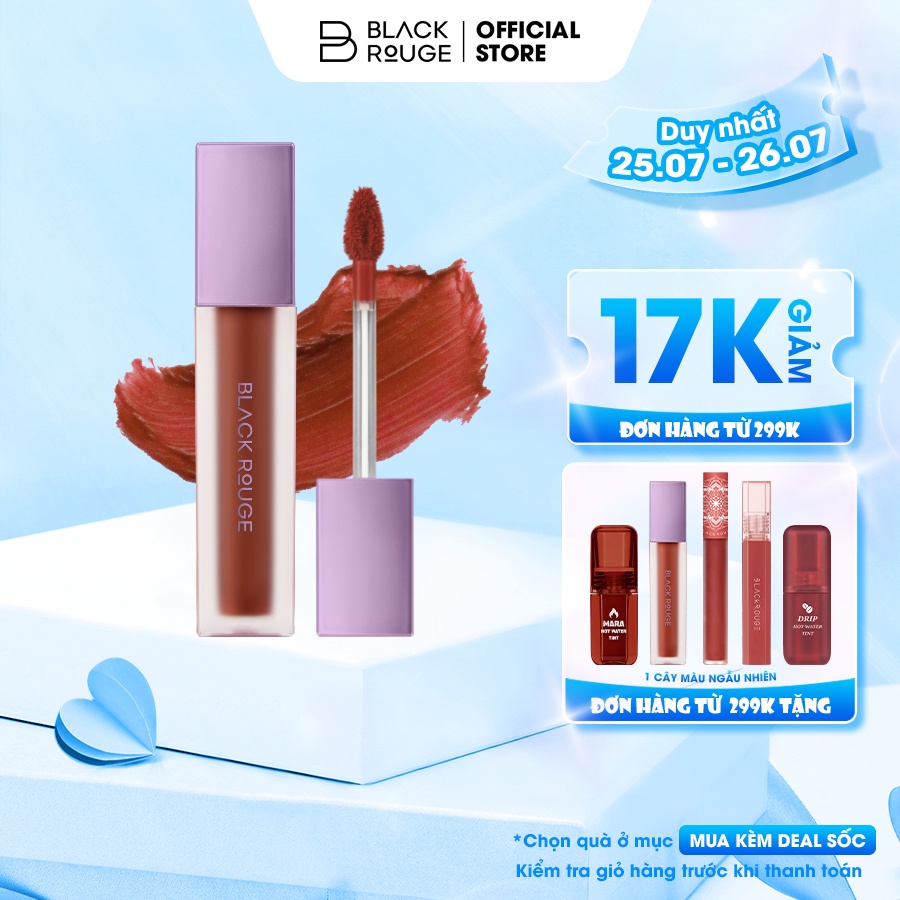 Son Kem Black Rouge Air Fit Velvet Tint Ver 2 36.6g