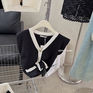 ( 𝙃𝙮𝙮𝙜𝙚 𝙘𝙡𝙤𝙩𝙝𝙞𝙣𝙜 ) Áo len pha viền tay hến