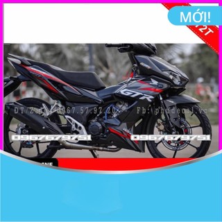 Tem rời dán xe winner x gtr đen đỏ winner v2