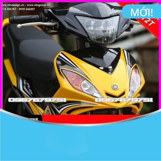Tem rời dán xe exciter 2006-2010 vàng đên rc cover