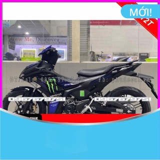 Tem Rời Dán Xe exciter 155 đen monter