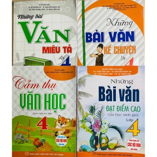 Sách - Combo 4 cuốn bổ trợ kiến thức Văn lớp 4