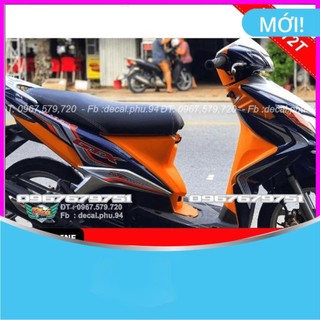 Tem Rời Dán Xe Luvias Xanh cam