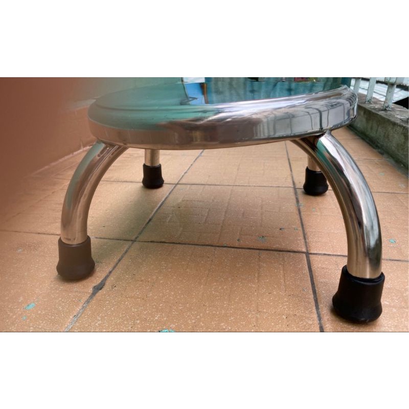 Ghế đẩu Inox Cao 15cm siêu chắc chắn