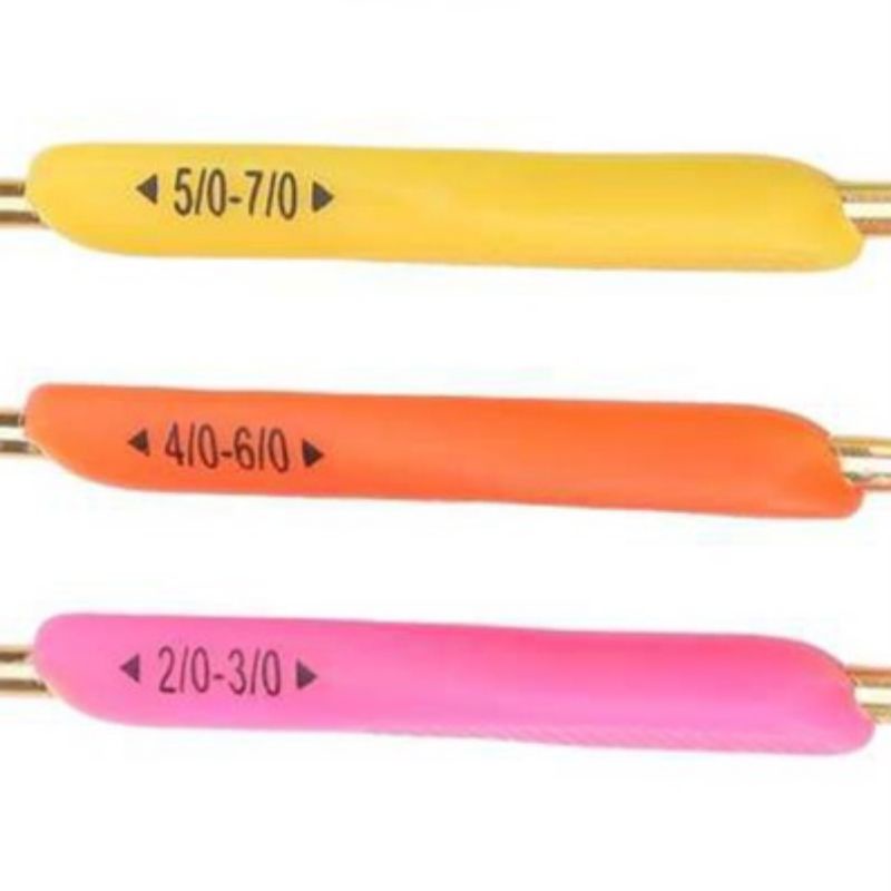 Set 3 kim móc 2 đầu cán dẻo