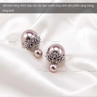 Vải lụa trắng chụp ảnh nail