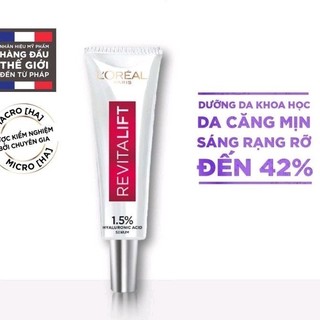 2024 - Serum siêu cấp ẩm sáng da L'oreal Paris Revitalift Hyaluronic Acid HA căng mịn 7.5ml