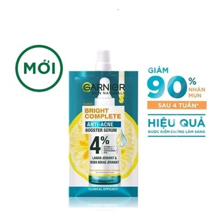 Tinh chất dưỡng giảm mụn garnier Bright Complete Anti-Acne Booster Serum