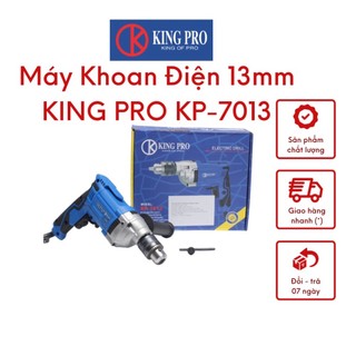 Máy khoan dùng điện king pro 7013 chỉnh tốc 5 cấp độ, công suất 850w đầu kẹp 13mm, máy bắn tôn, máy bắn vít, khoan điện