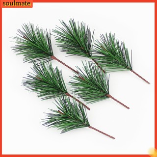 <Soulmate> Set 10 Cành Thông Khô Nhân Tạo Dùng Để Trang Trí Cây Thông Giáng Sinh