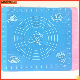Thảm Silicone Nhào Bột Làm Bánh Chống Dính