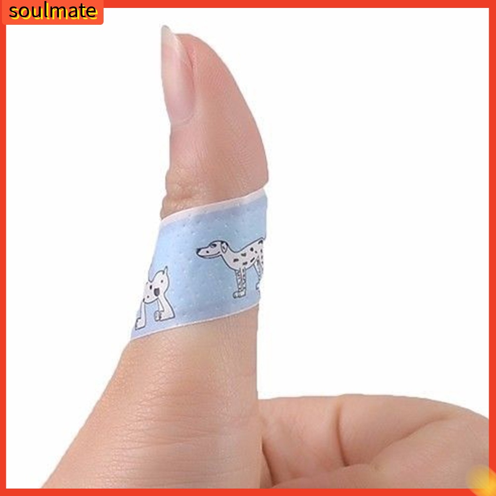 Set 10 / 20 / 50 băng keo cá nhân khẩn cấp chống thấm nước họa tiết hoạt hình dễ thương