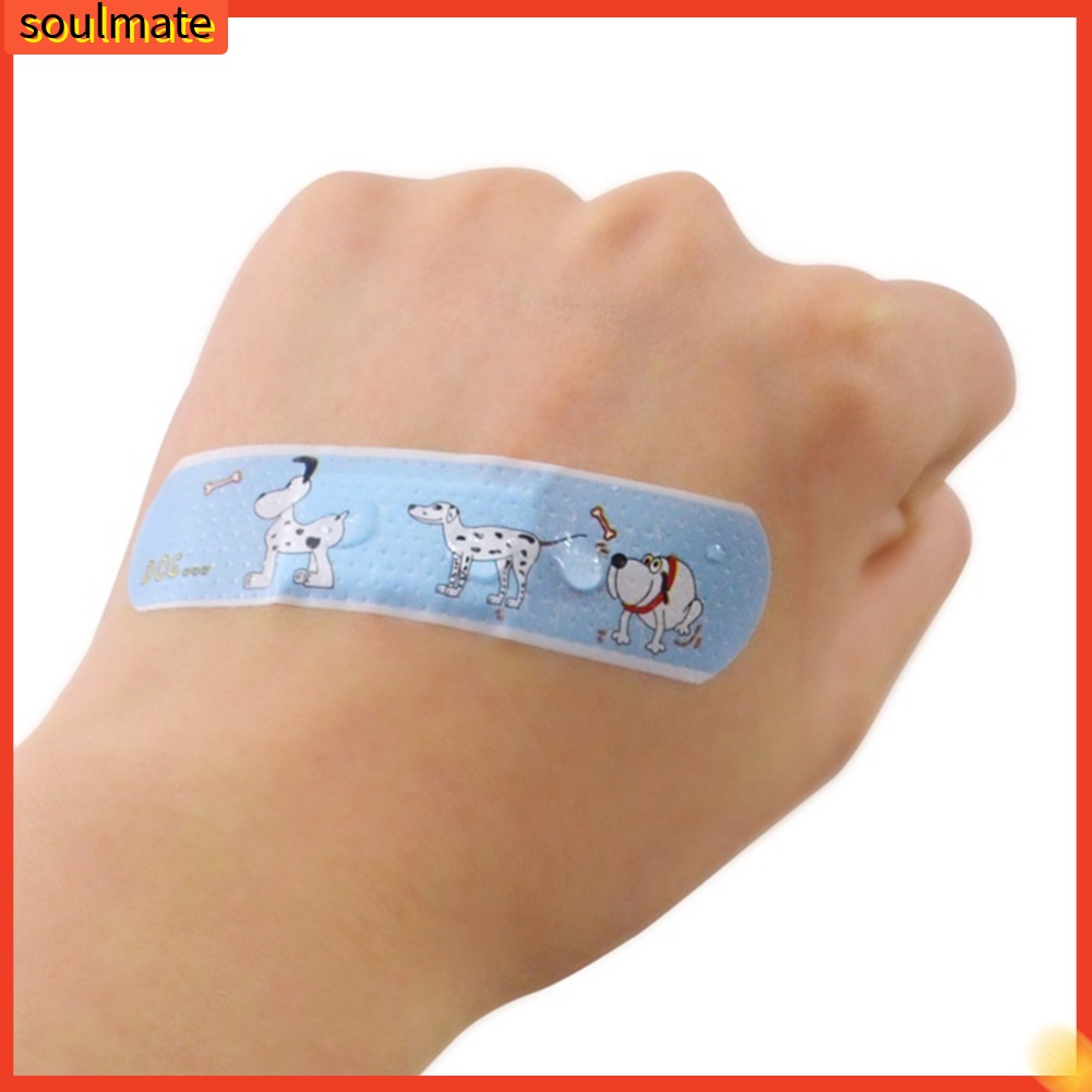 Set 10 / 20 / 50 băng keo cá nhân khẩn cấp chống thấm nước họa tiết hoạt hình dễ thương