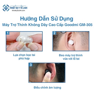 Máy trợ thính, Tai nghe trợ thính nhét tai cao cấp GOODMI 305