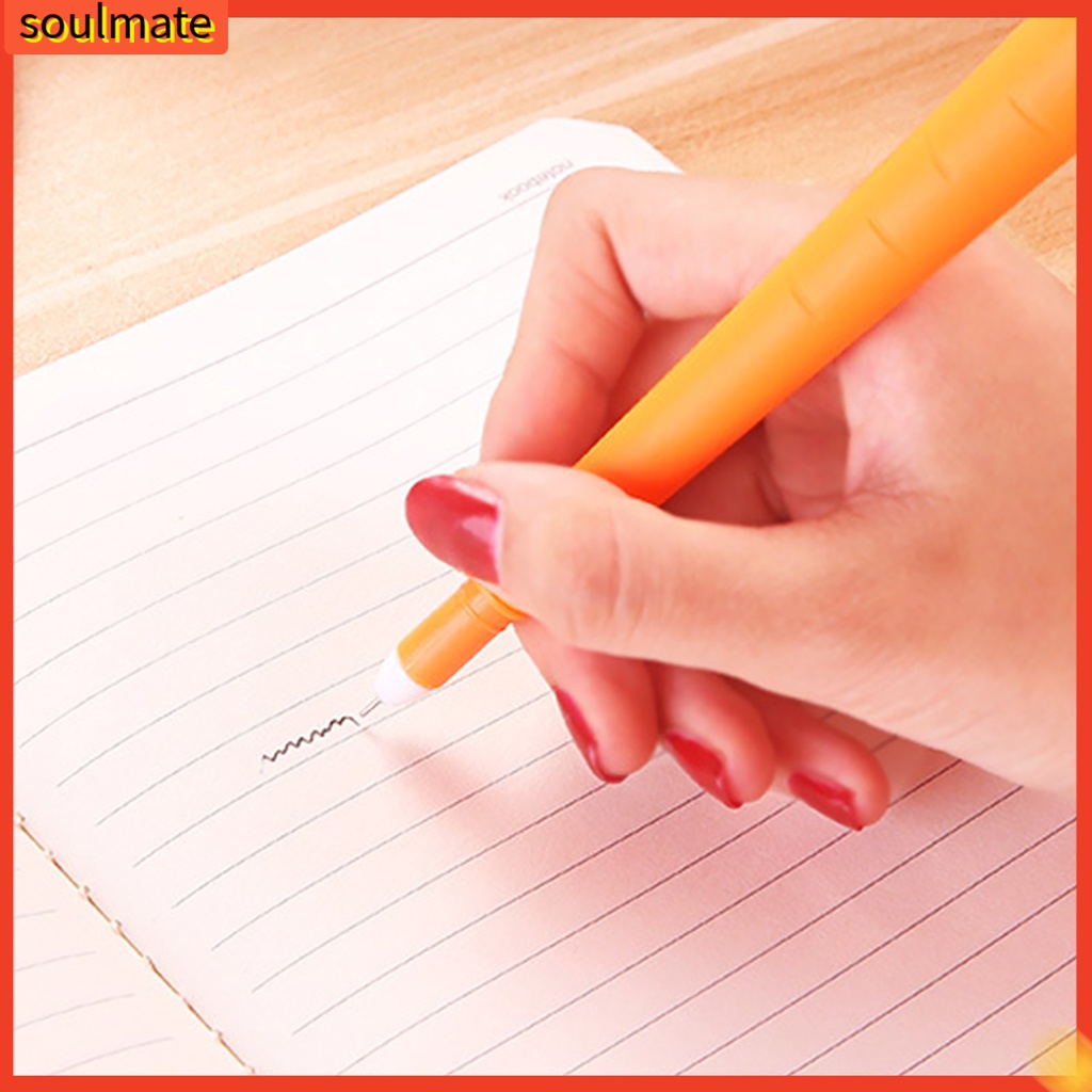Bút viết mực gel ngòi 0.5mm hình củ cà rốt độc lạ