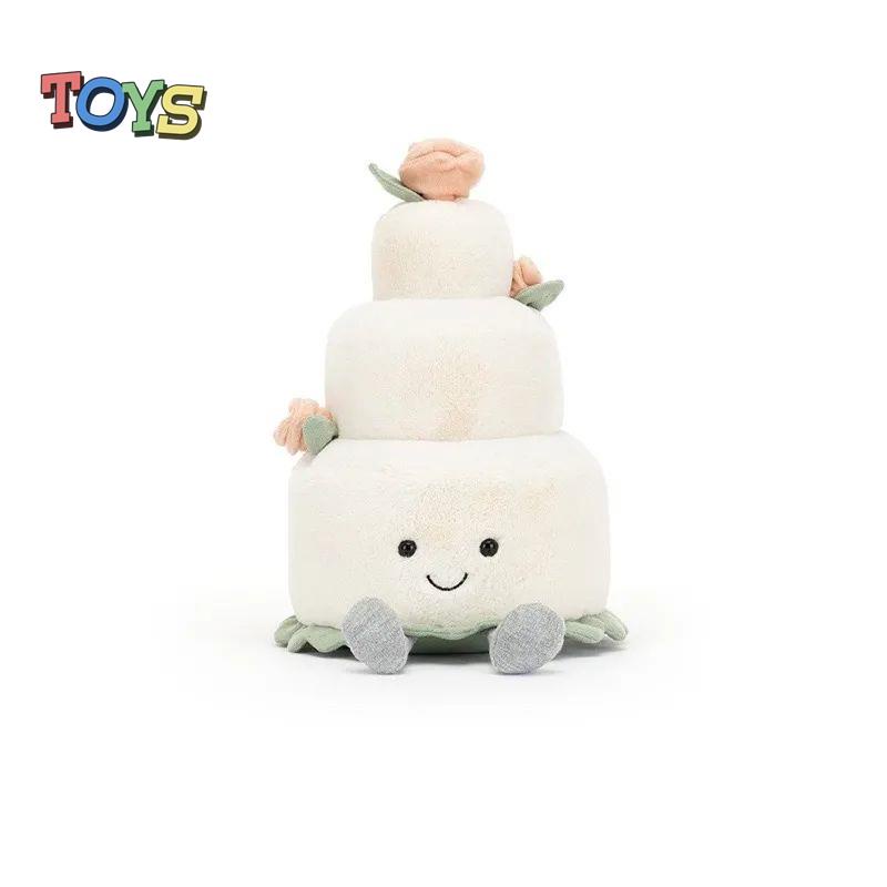 Búp Bê Nhồi Bông Hình Bánh Kem Đám Cưới Dễ Thương