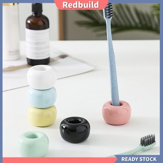 (redbuild) Giá đỡ bàn chải đánh răng mini bằng sứ xinh xắn