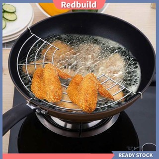 (redbuild) Giá Để Đồ Chiên Ráo Dầu Bằng Thép Không Gỉ Cho Chảo Chiên Tiện Dụng