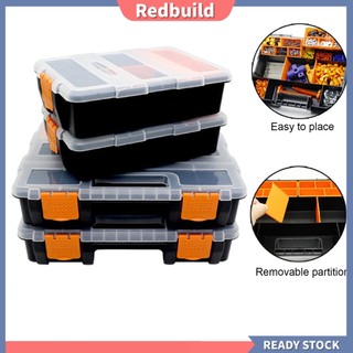 (redbuild) Hộp đựng ốc vít vật dụng nhiều ngăn tiện dụng